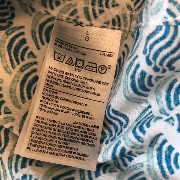 NWT Old Navy Button up shirt Sz L - Picture 5 of 7